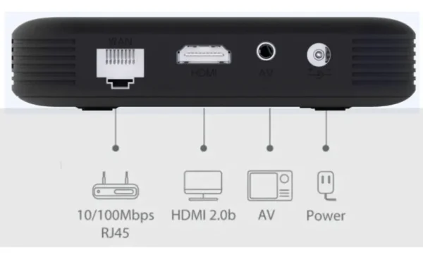 TV Box ZTE B866V2K Android TV | 2GB RAM + 8GB | 4K Ultra HD | Negro | Control Remoto con Voz - Imagen 7