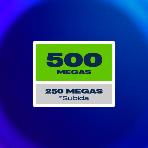 Internet Fibra 500/250 MB