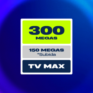 Internet Fibra 300/150 MB + TV