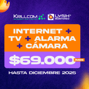 Internet + TV + Alarma + Cámara