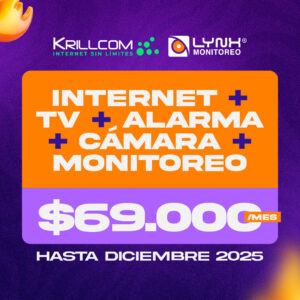 Internet + Tv + Alarma + Cámara + Monitoreo