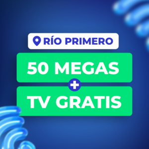 Internet 50 Megas + TV – Río Primero